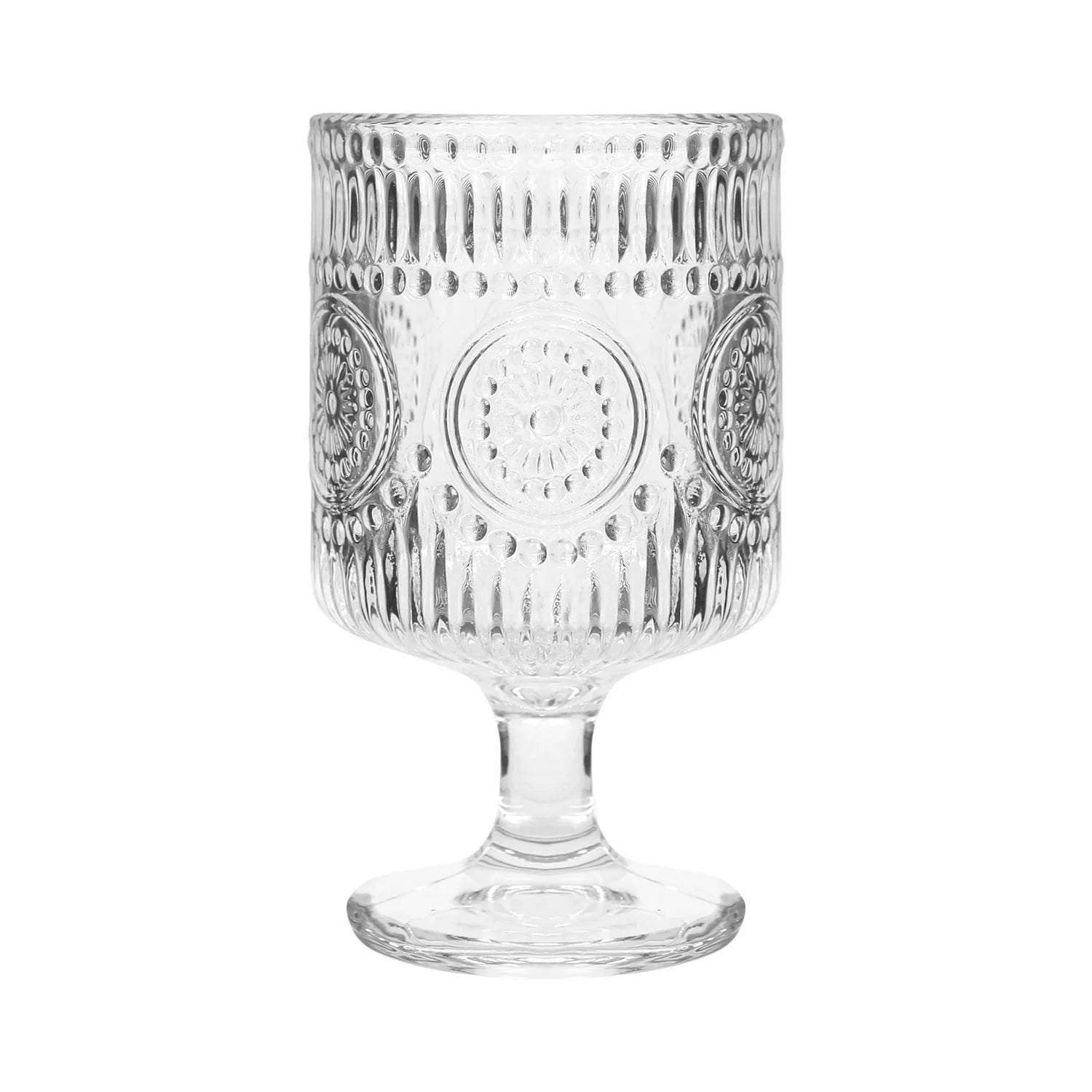 Amore Ribbed Wine Glasses 270ml - Pack of 6