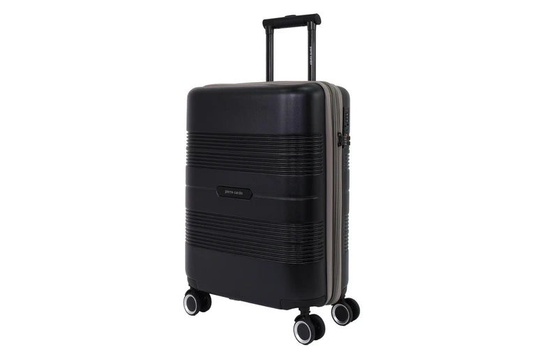 Pierre Cardin Travel Hard Shell Case Suitcase Luggage 54cm - Cabin - Black
