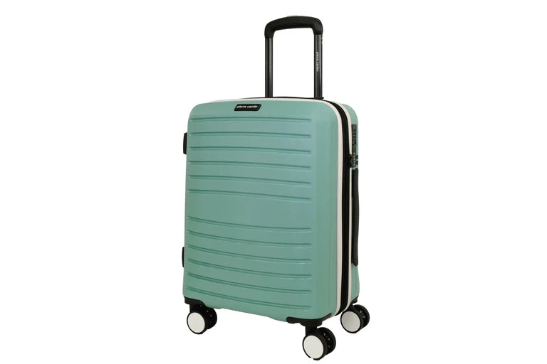 Pierre Cardin Hard Shell Suitcase 54cm - Cabin - Mint