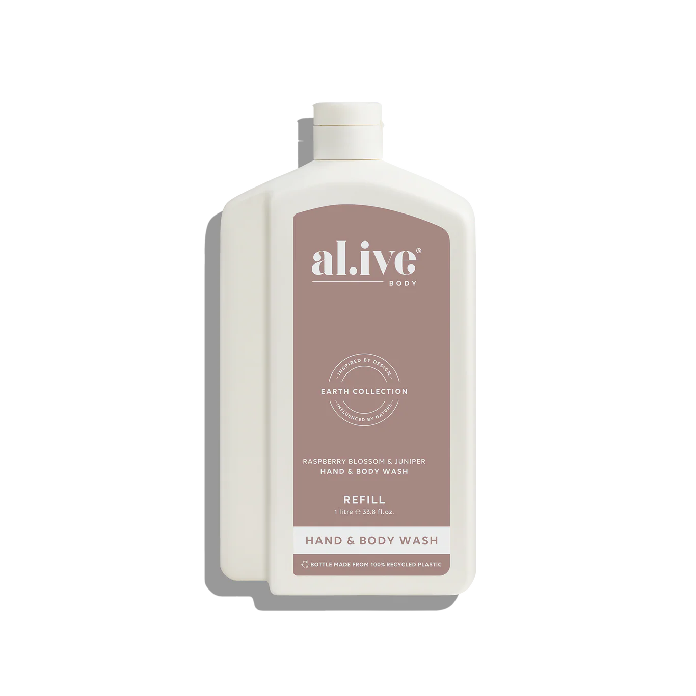 al.ive Hand & Body Wash Refill 1L - Raspberry Blossom & Juniper (Made in Australia)