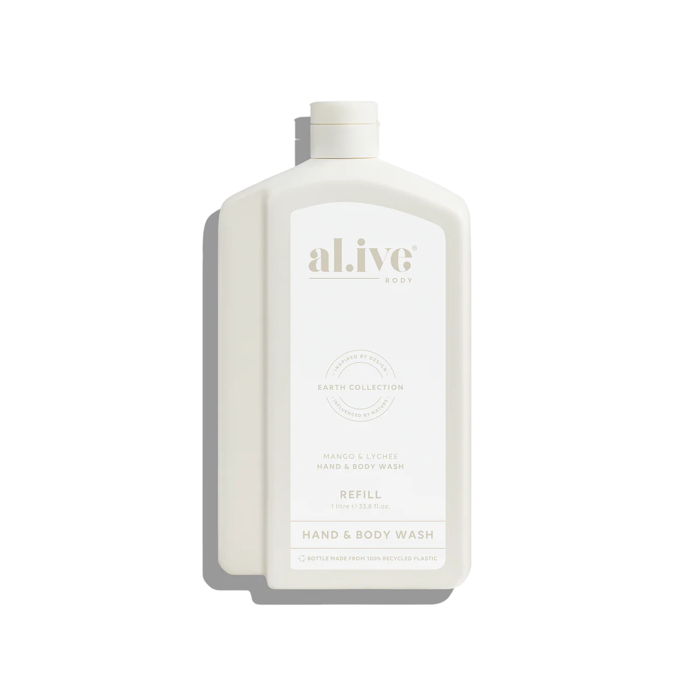 al.ive Hand & Body Wash Refill 1L - Mango & Lychee (Made in Australia)