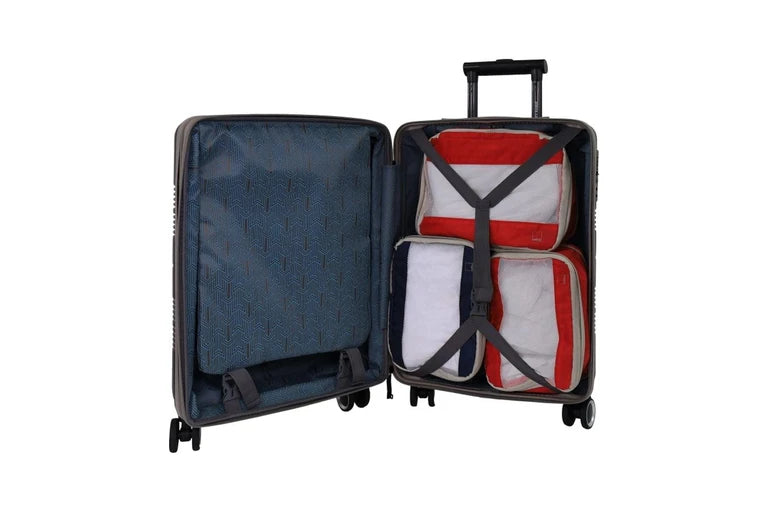 Pierre Cardin Travel Hard Shell Case Suitcase Luggage 54cm - Cabin - Black