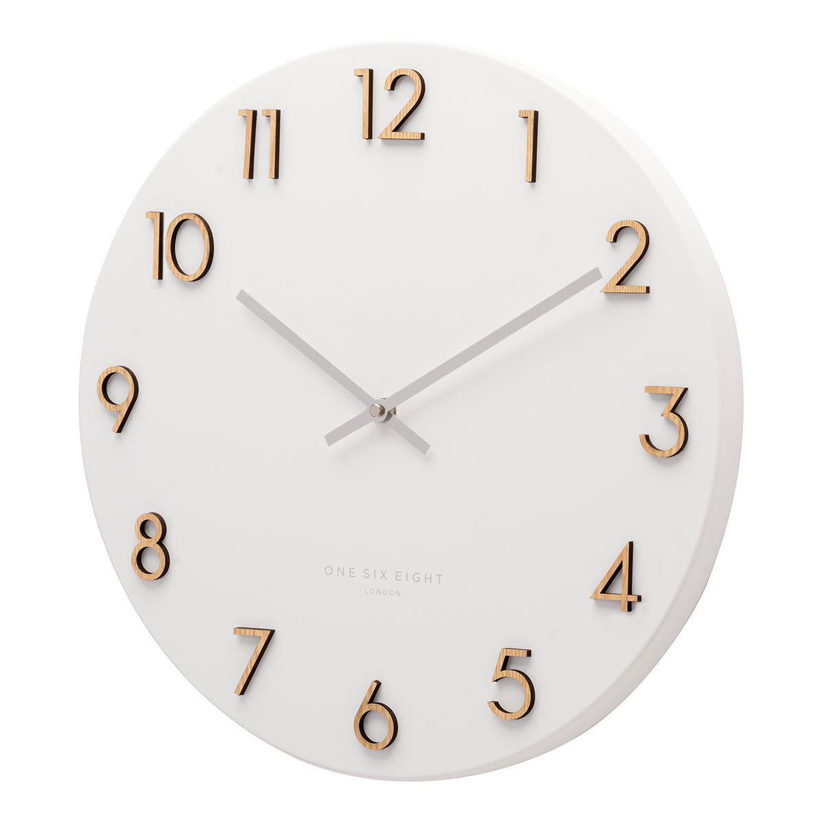 KATELYN White Metal Wall Clock White - 40cm