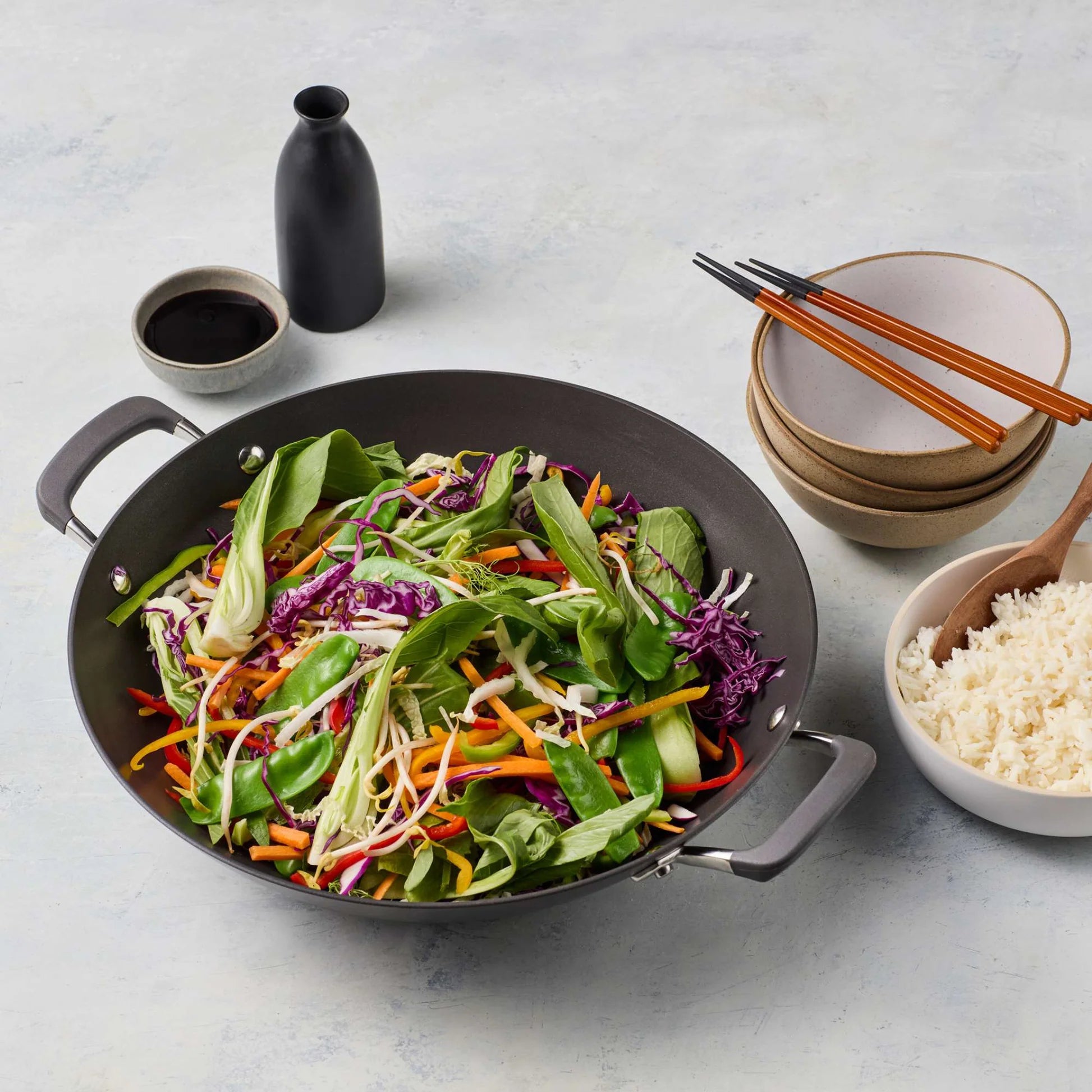 Anolon Endurance+ Nonstick Induction 36cm Wok