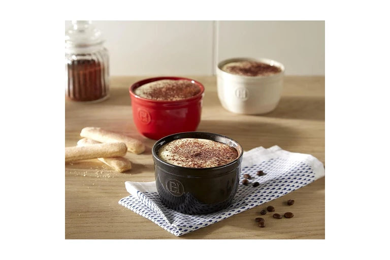Emile Henry Ramekin 10cm Pack 2 - Charcoal