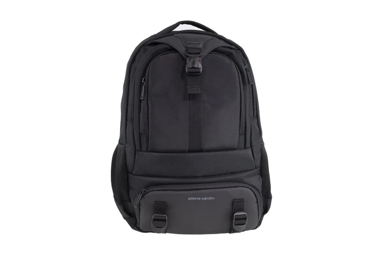 Pierre Cardin Nylon Computer Business Backpack 32L 38x25x27cm - Black