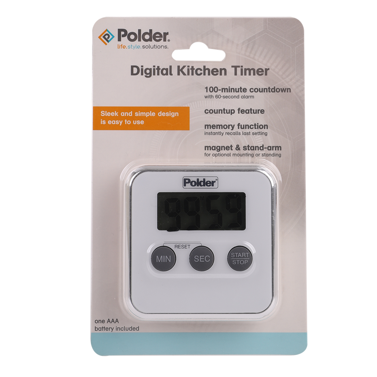 Polder Digital Kitchen Timer
