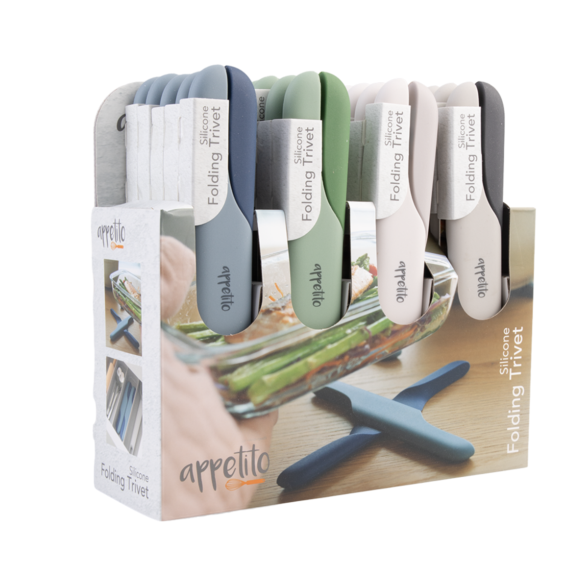Appetito Silicone Folding Trivet
