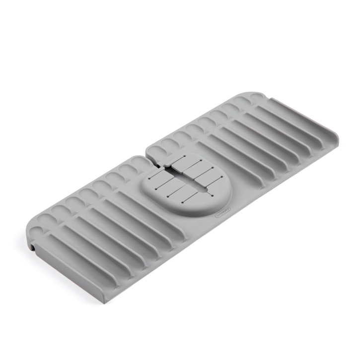 Progressive Silicone Sink Mat With Splash Guard - PrepWorks