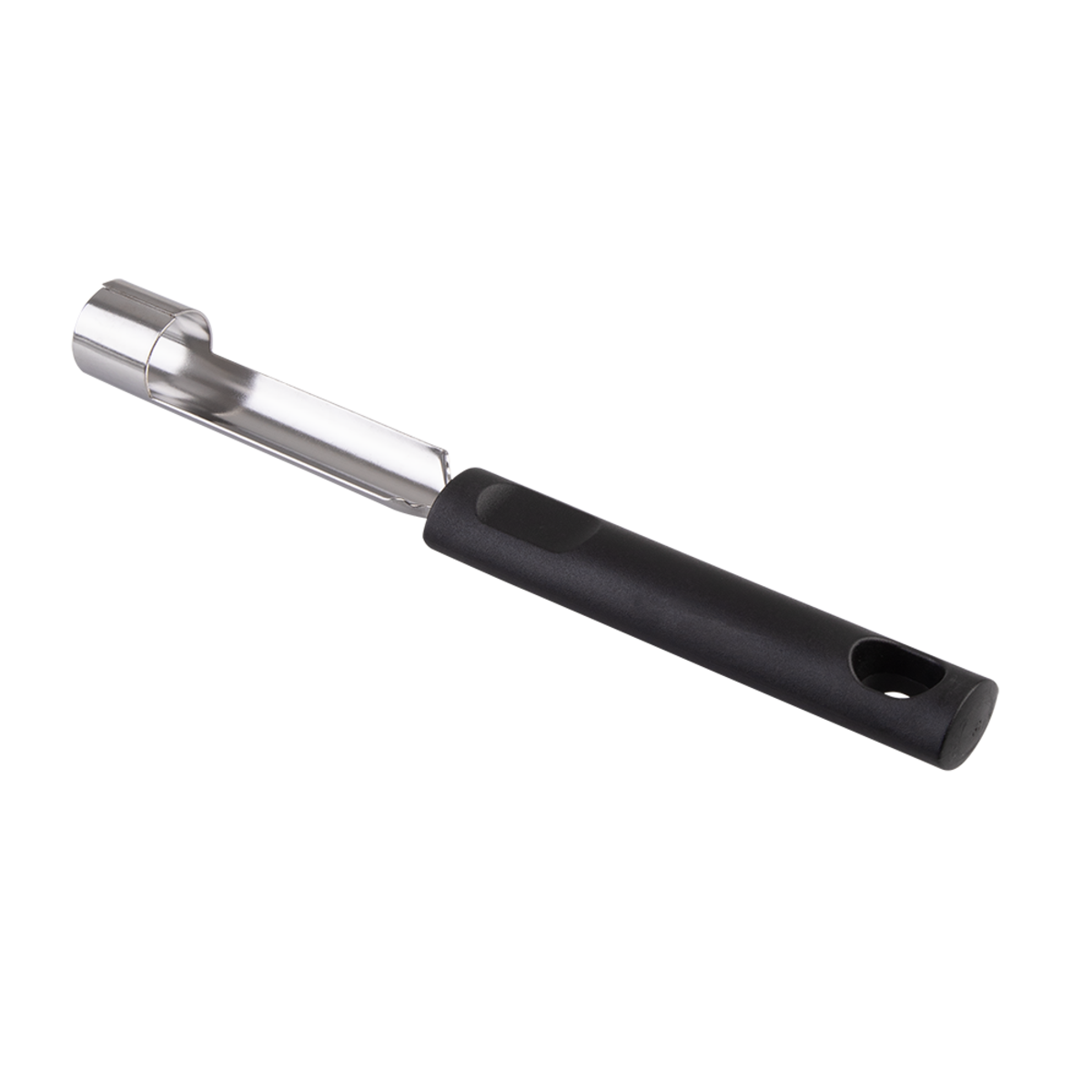 Appetito Stainless Steel Apple Corer with Black Handle