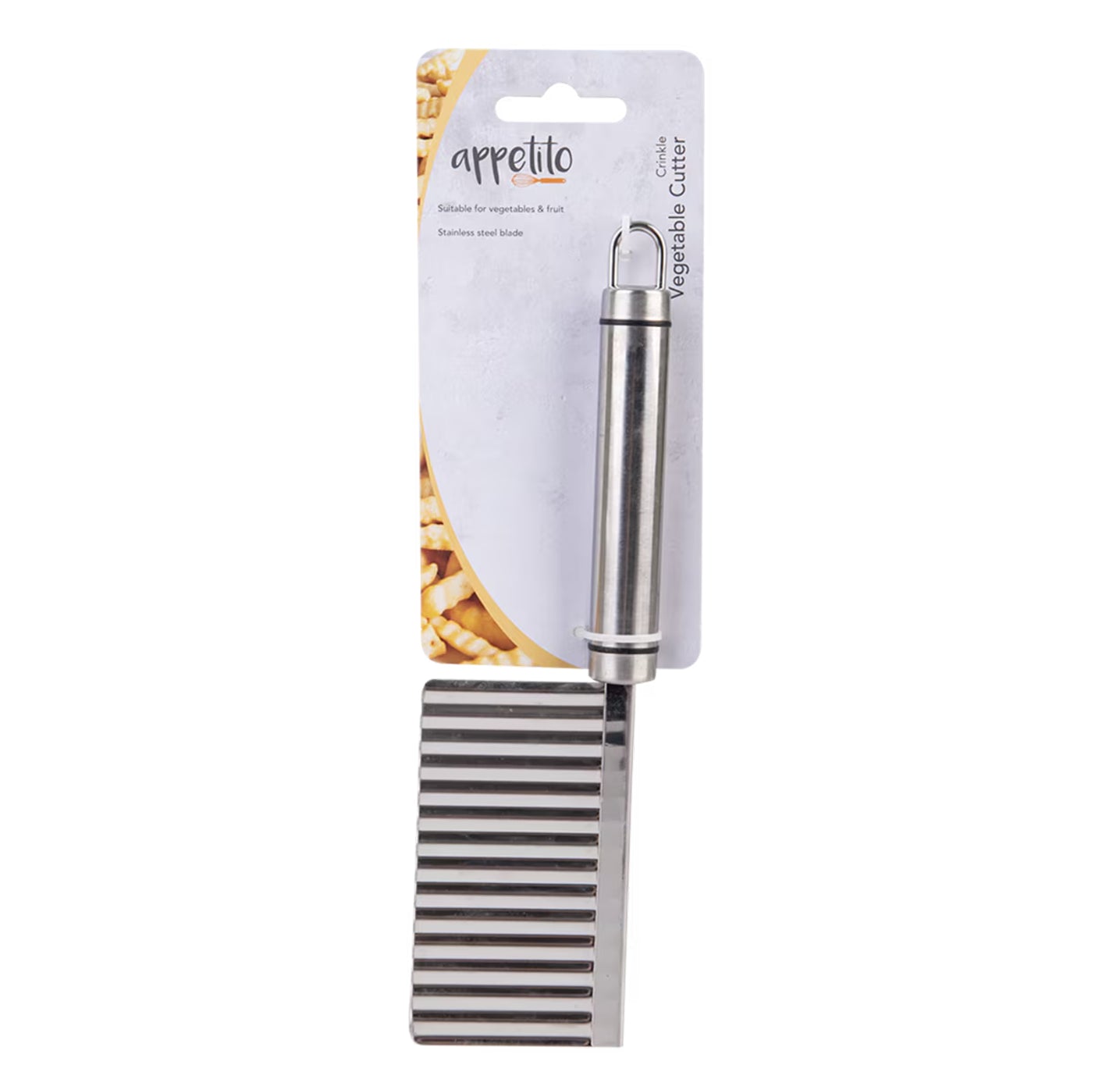 Appetito Crinkle Vegetable Cutter - Stainless Steel