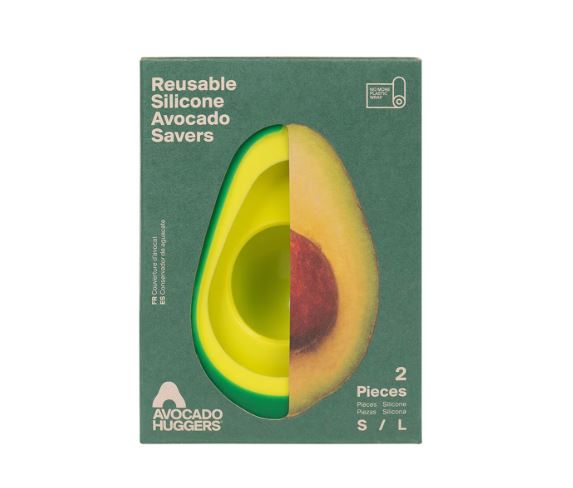Food Huggers Avocado Hugger Set of 2 - Fresh Green