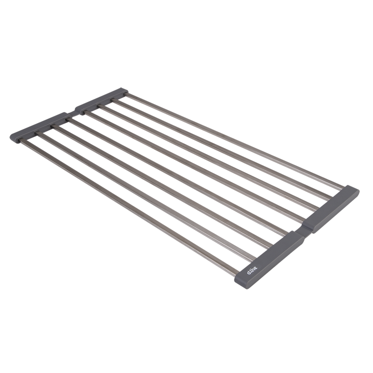 D.line Stainless Steel Folding Sink Drying Rack 51x24cm - Grey
