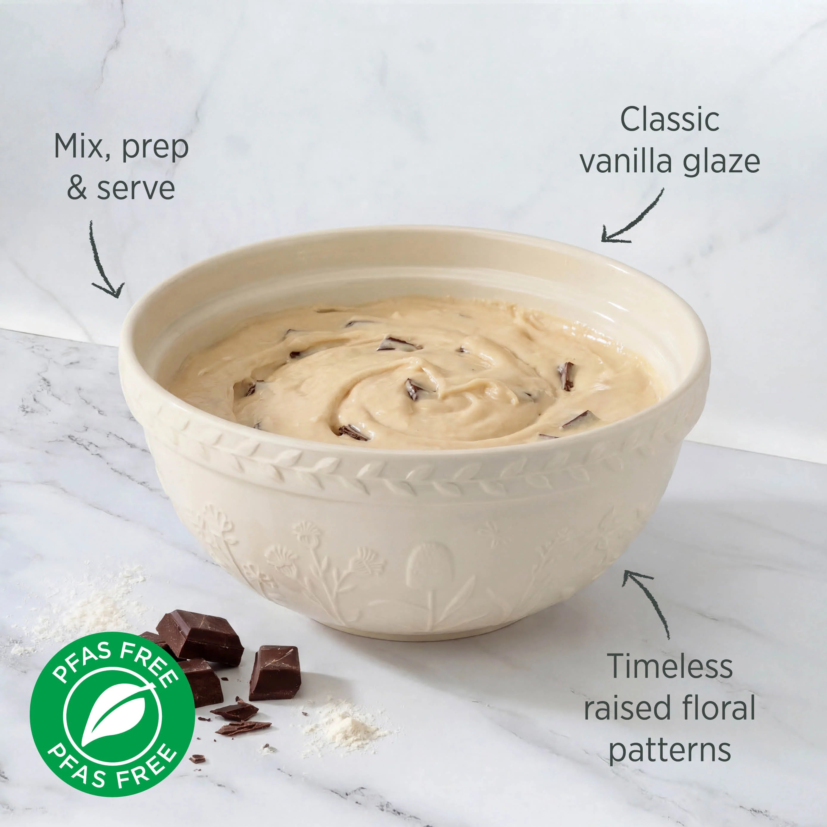 Wiltshire Mixing Bowl 29 x 14cm Vanilla - 4.5L