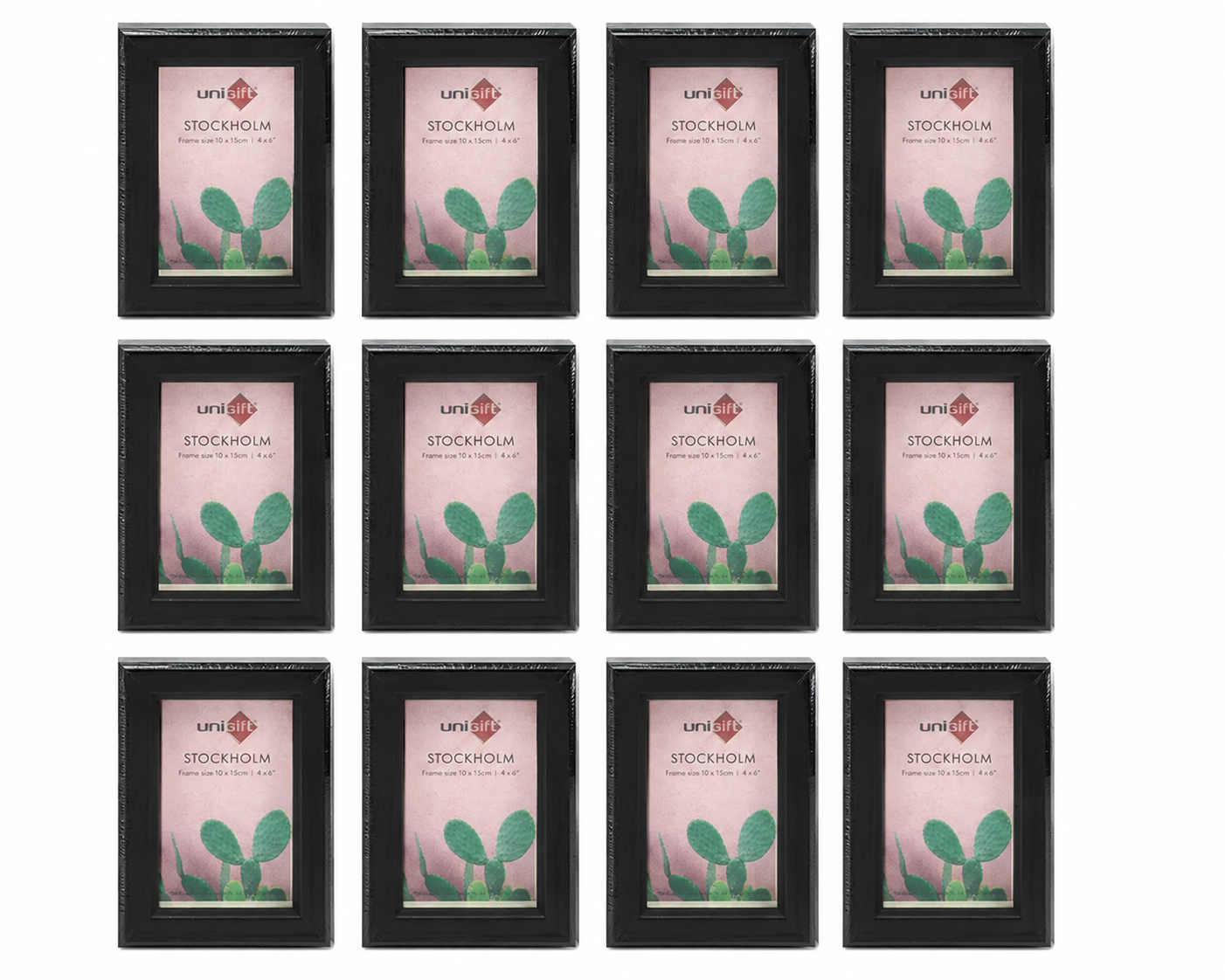 Stockholm Frame 10x15cm Brown - Pack of 12