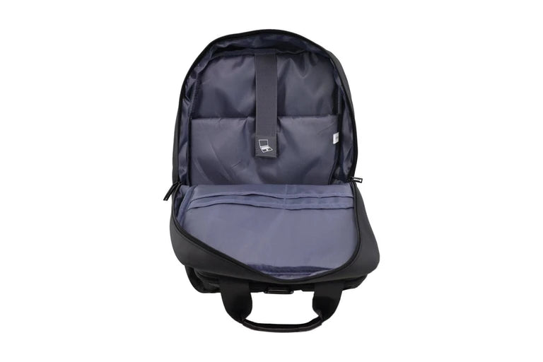 Pierre Cardin Nylon Computer Business Backpack 26L 31x21x40cm - Black