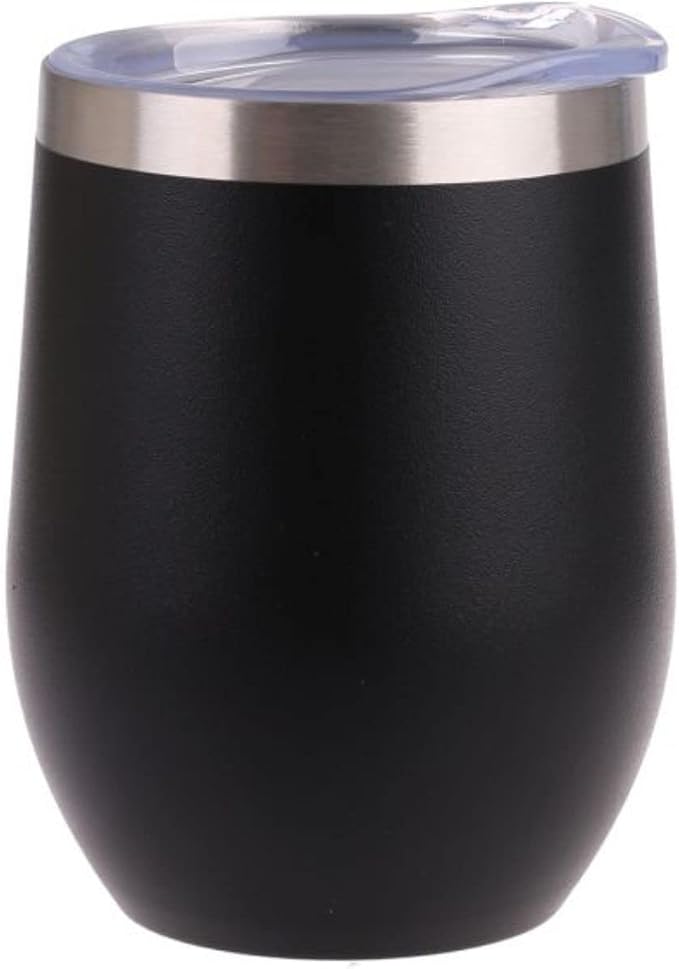 Oasis Stainless Steel Double Wall Insulated Wine Tumbler 330ml - Smoke