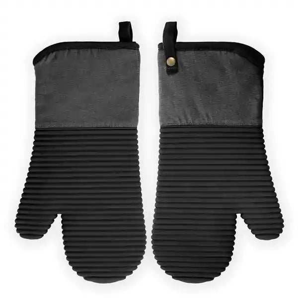 Zic Zac Oven Glove SILO (1R+1L) Black