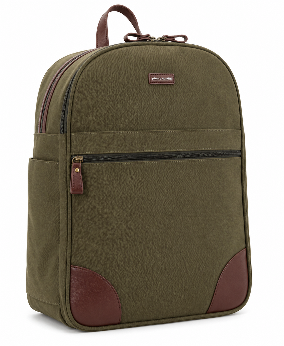 Pierre Cardin Men's Nomad Canvas Backpack 35 x 22 x 45 cm - Brown