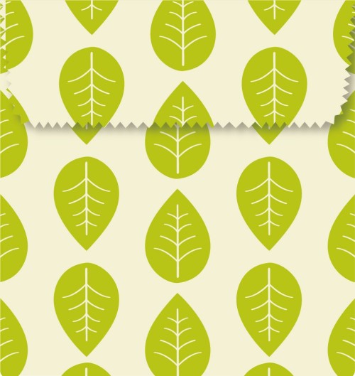 Karlstert Natural Beeswax Sandwich 20.5cm x 18cm x 0.5cm Set of 2 - Pouch Leaves