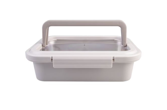 Alfresco Lane 'Chill & Carry' Grazing Box 38x29x10cm - Mushroom Grey