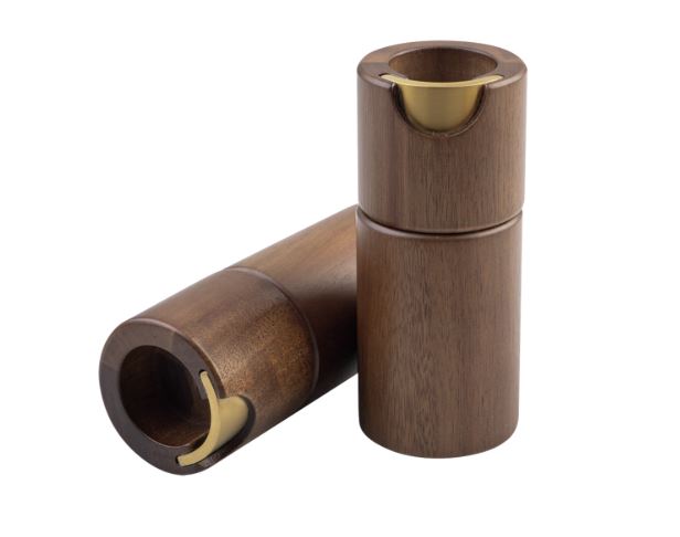 Alfresco Lane Acacia Wood Salt & Pepper Mill Set 12.5cm