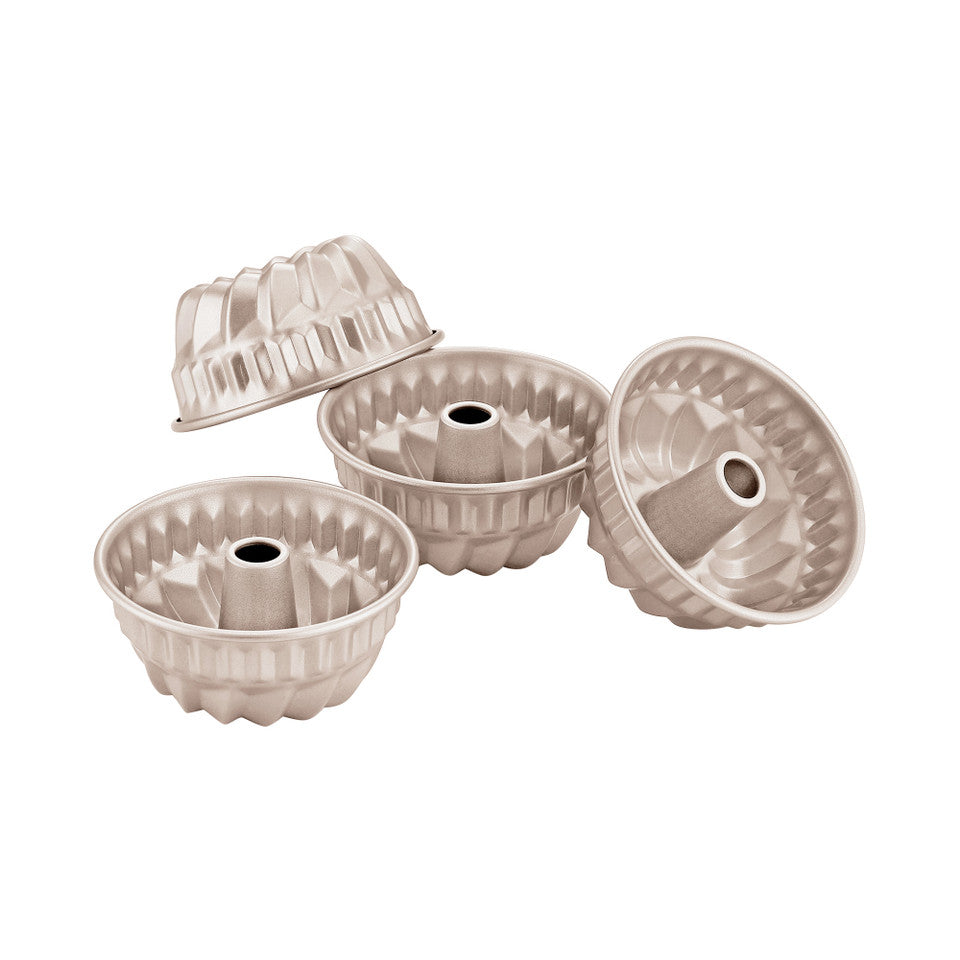 ChefMade Mini Kugelholpf Cake Pan 11cm - Set of 4
