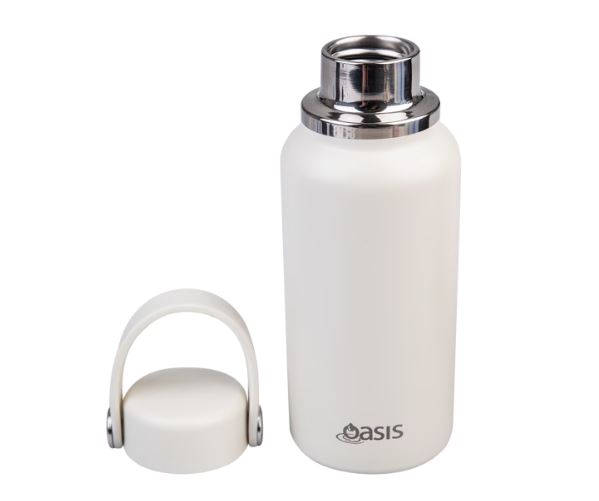 Oasis Stainless Steel Double Wall Insulated Mini Bottle 300ml - Alabaster