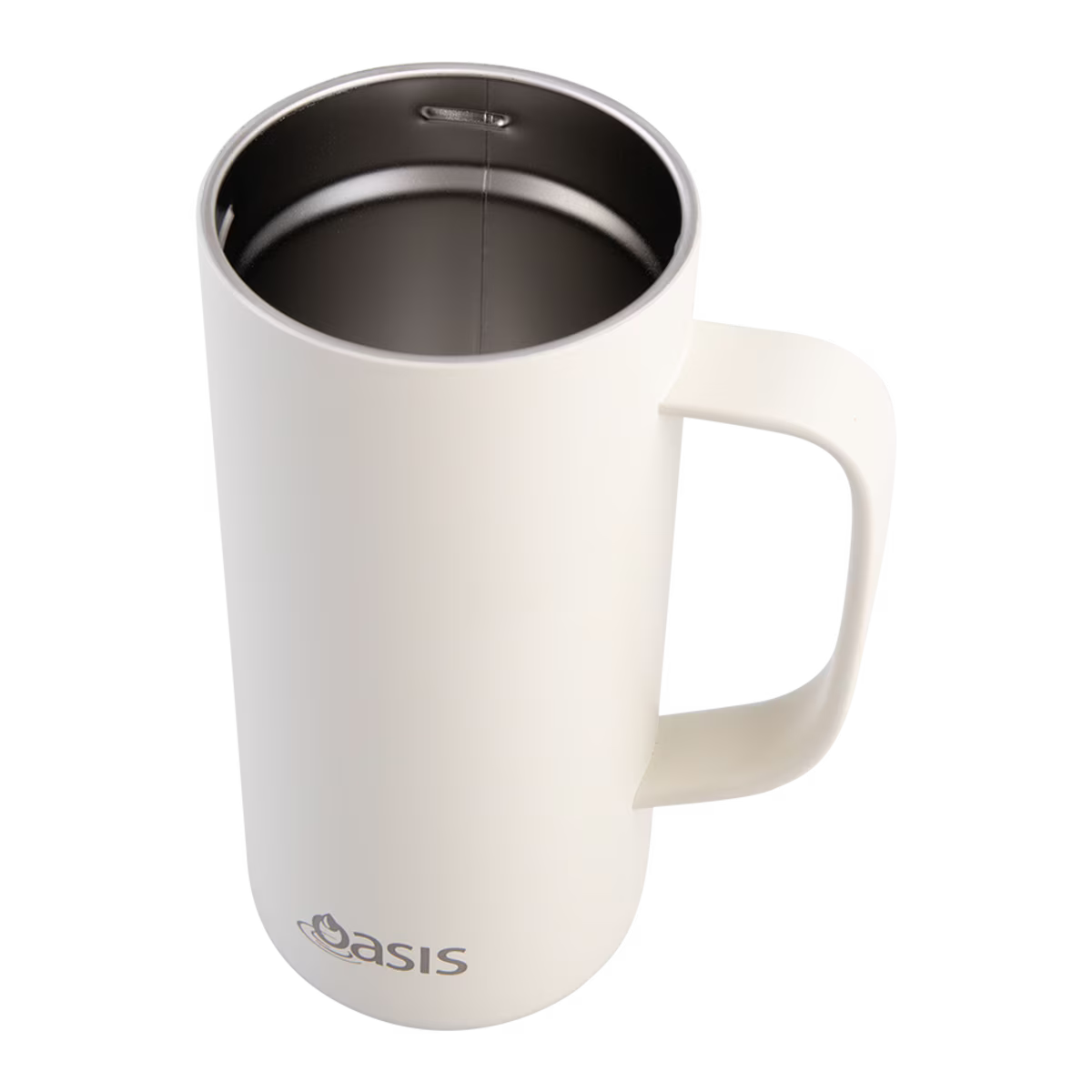 Oasis Stainless Steel Double Wall Insulated Coffee Press 4 Cup 600ml - Alabaster