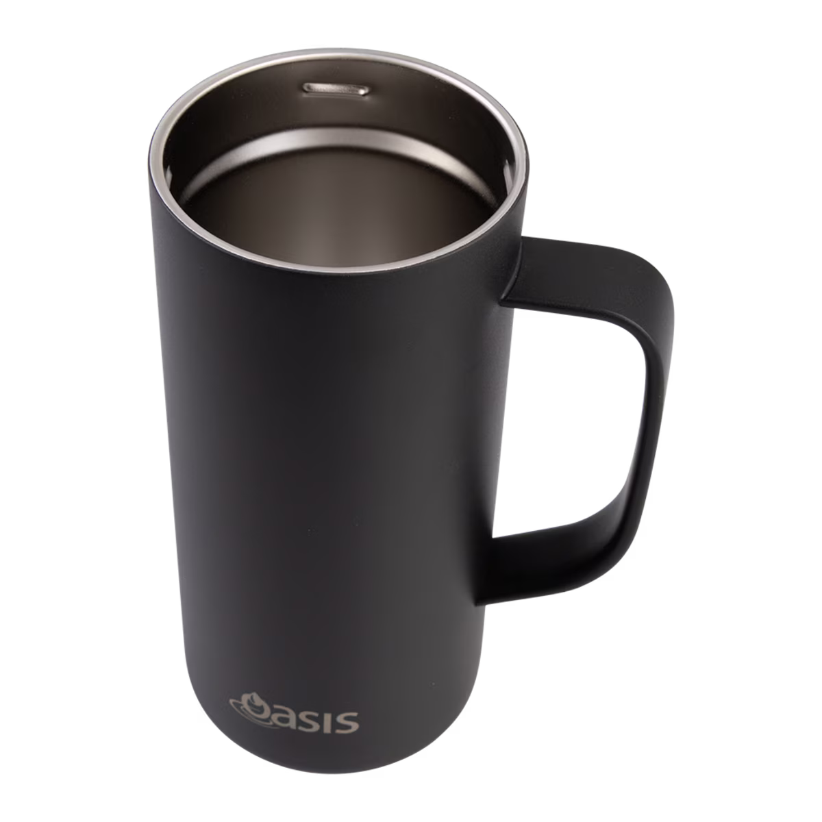 Oasis Stainless Steel Double Wall Insulated Coffee Press 4 Cup 600ml - Black