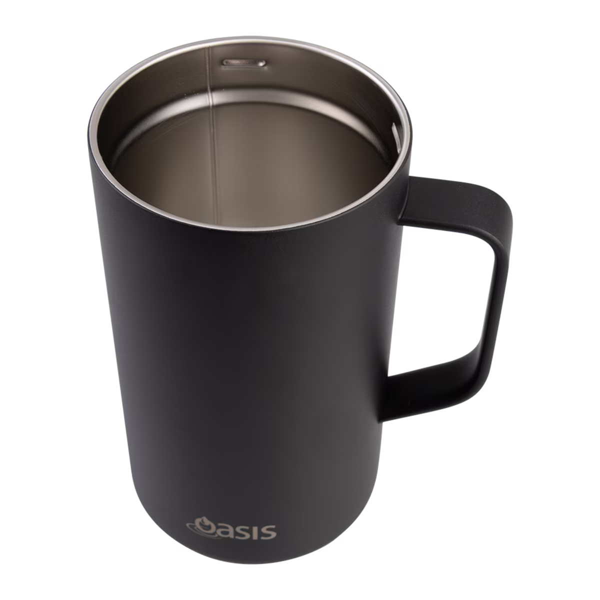 Oasis Stainless Steel Double Wall Insulated Coffee Press 8 Cup 1L - Black