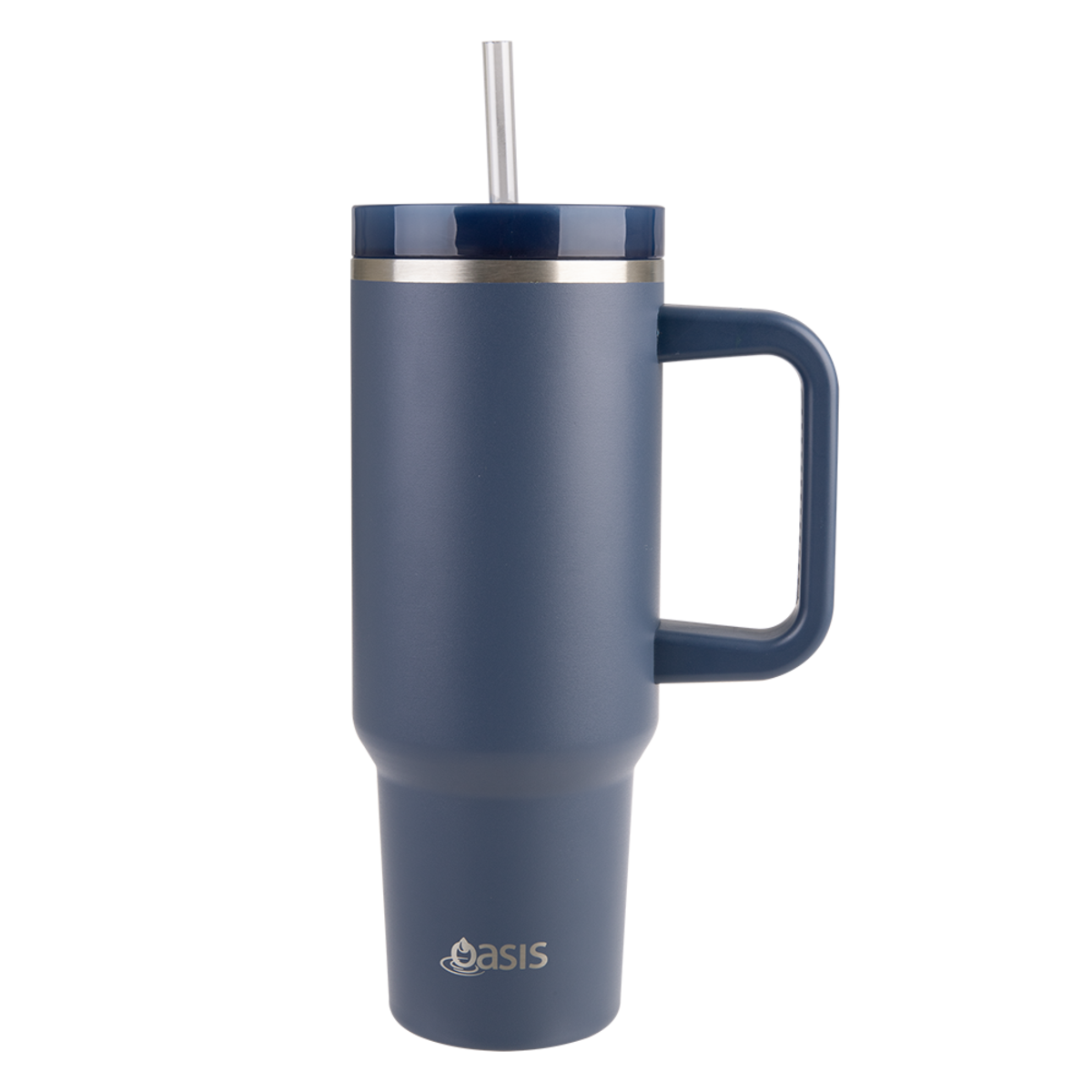 Oasis Stainless Steel Double Wall Insulated "Commuter" Travel Tumbler 1.2L - Indigo