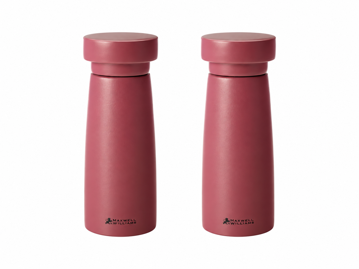 2x Maxwell & Williams Stockholm Salt/Pepper Mill 17cm - Red