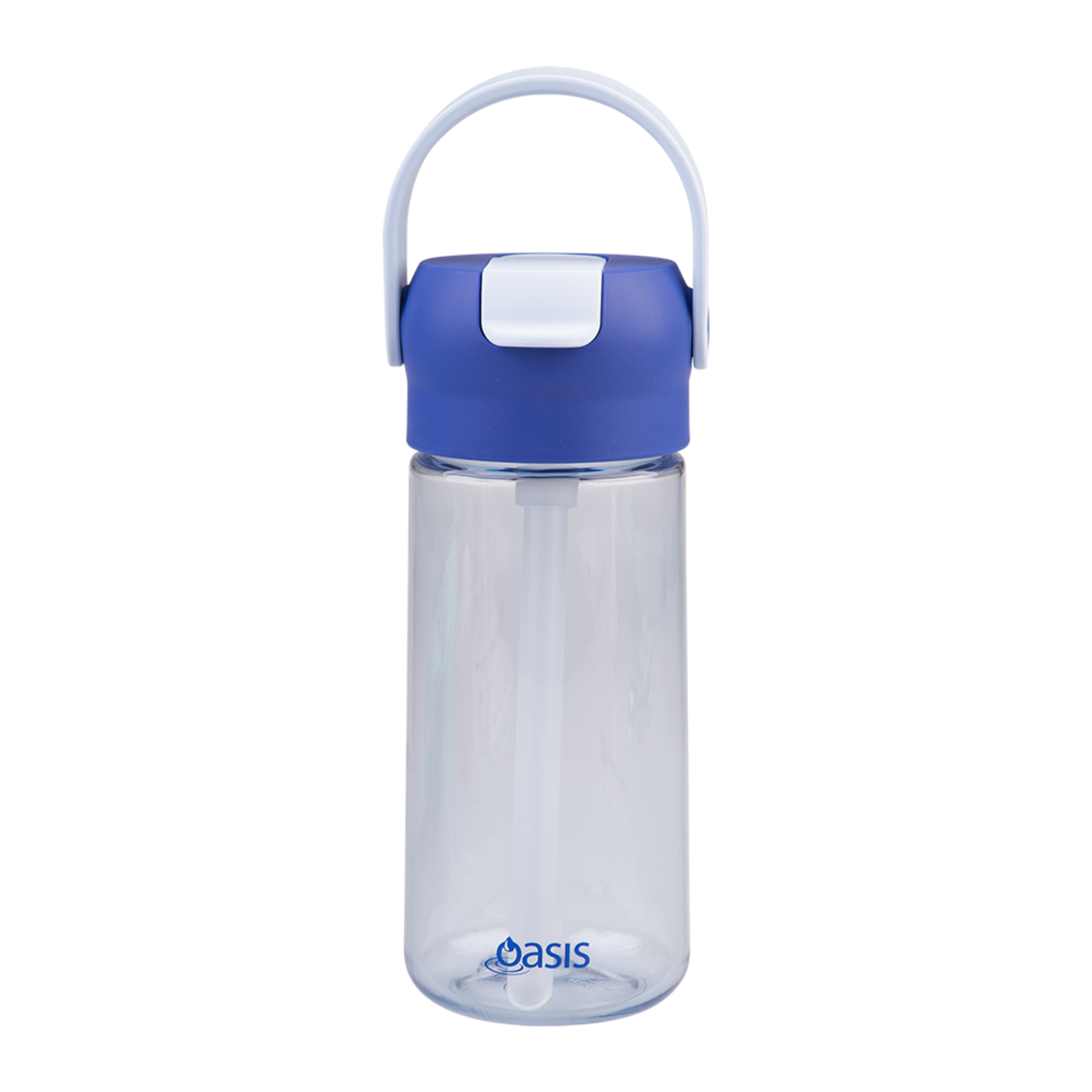 Oasis 'Flip'n'Sip' Tritan Kid's Drink Bottle 460ml - Blue