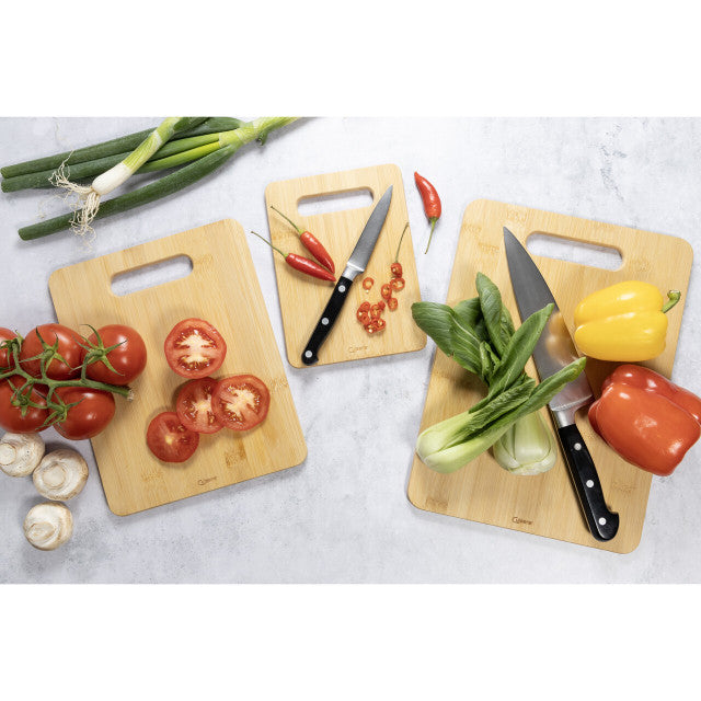 Cuisena Bamboo Chopping Boards- Set of 3