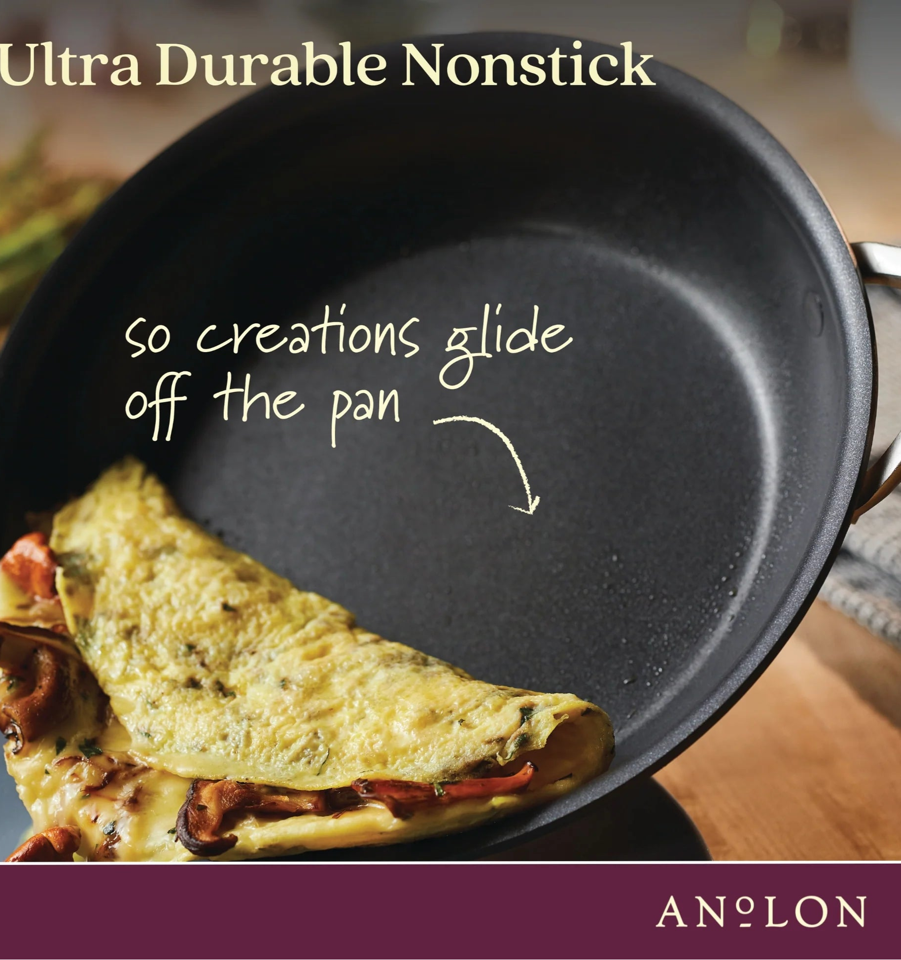 Anolon Endurance+ Nonstick Induction 24cm/7.6L Stockpot Bonus Pasta Insert