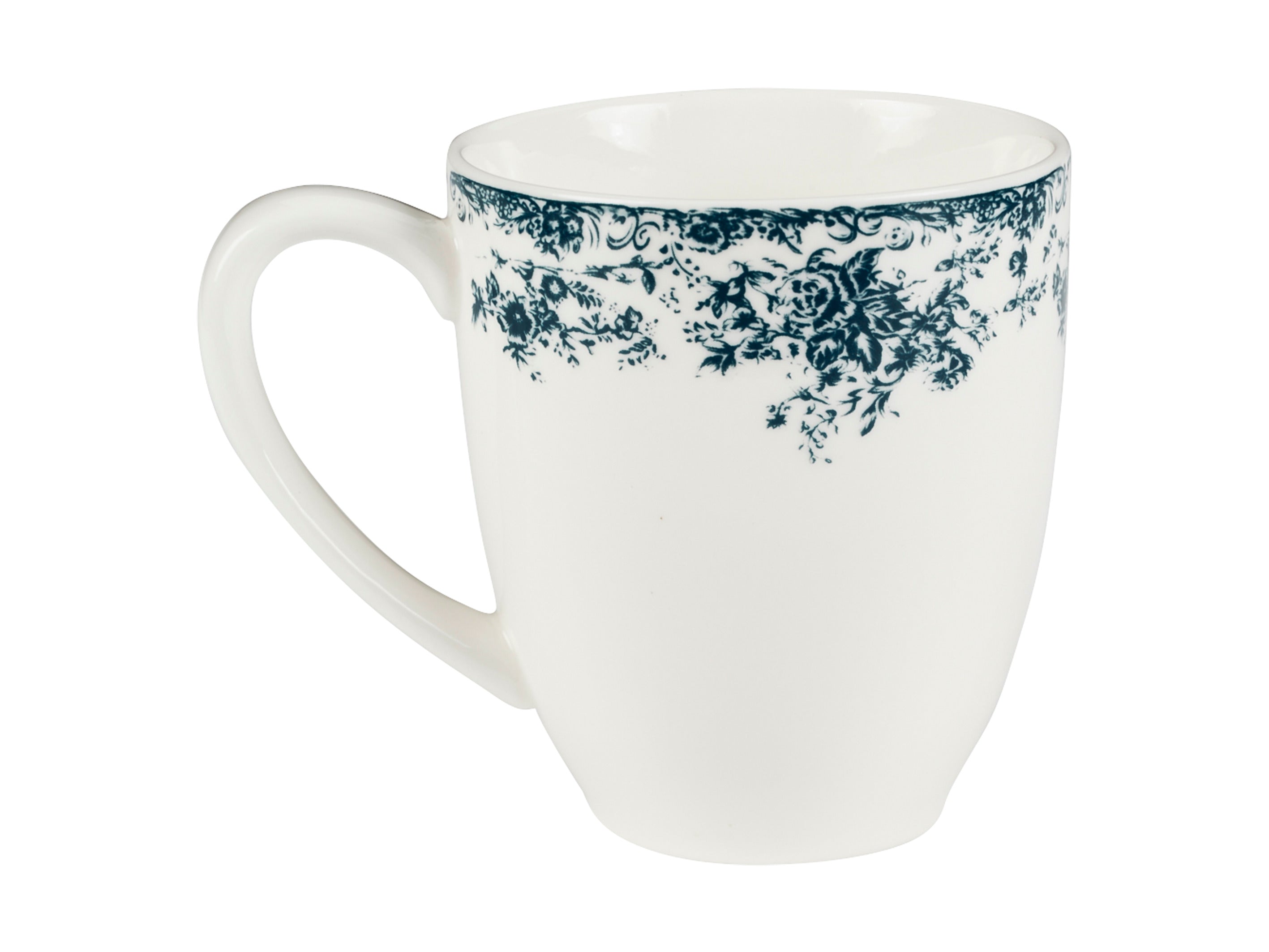 Casa Domani Rosetta Coupe Mug Antique Blue - 370ml