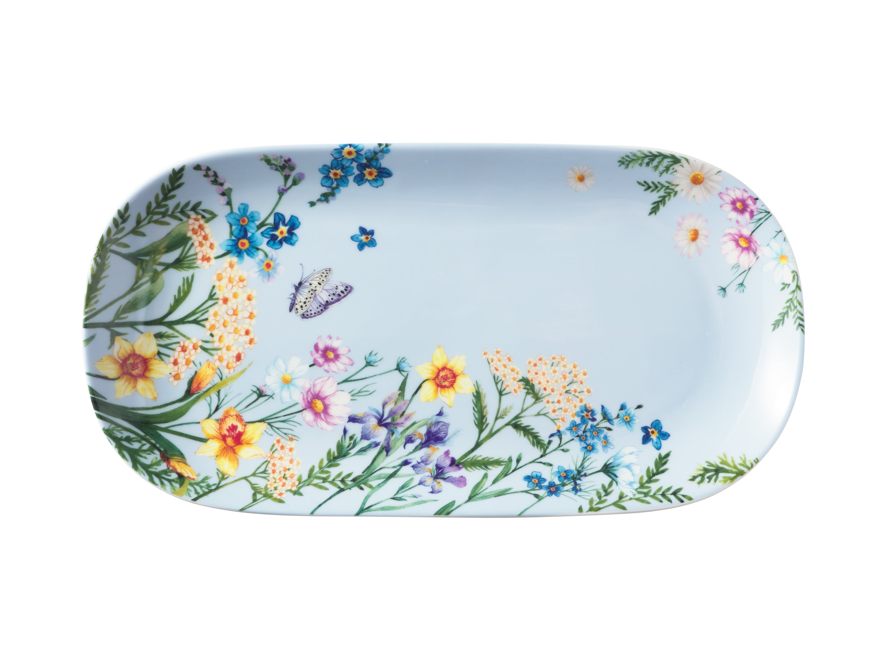 Maxwell & Williams Fluttering Meadow Oblong Platter 33x17cm - Gift Boxed