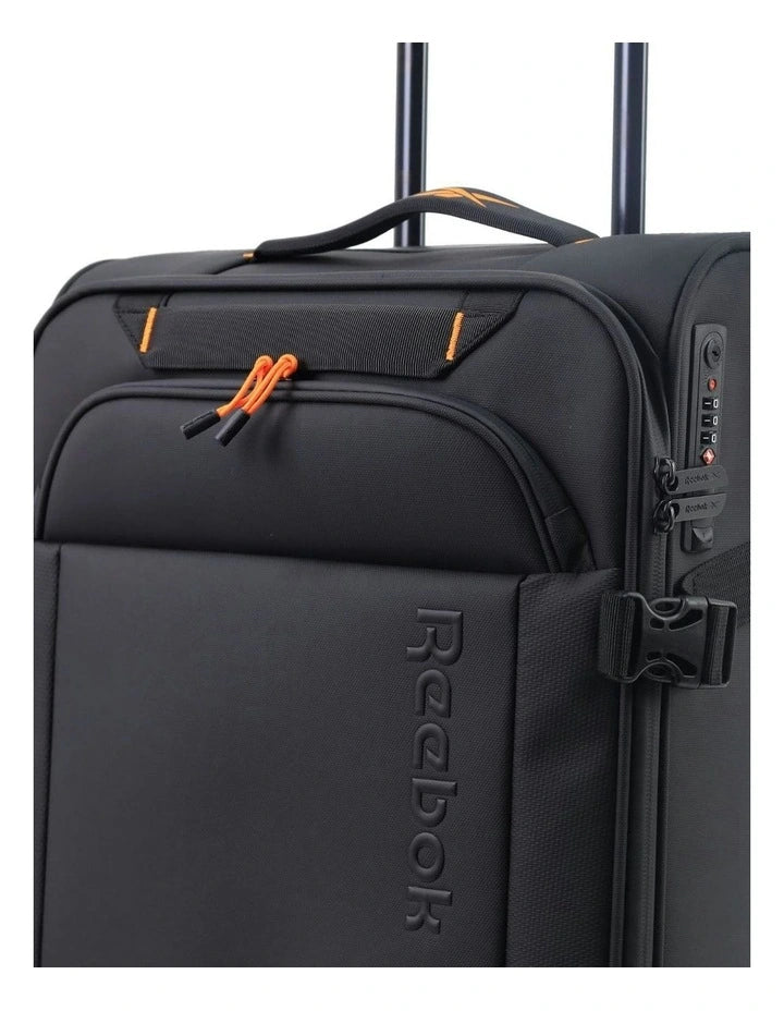 Reebok Soft Shell Suitcase Cabin 54cm - Black