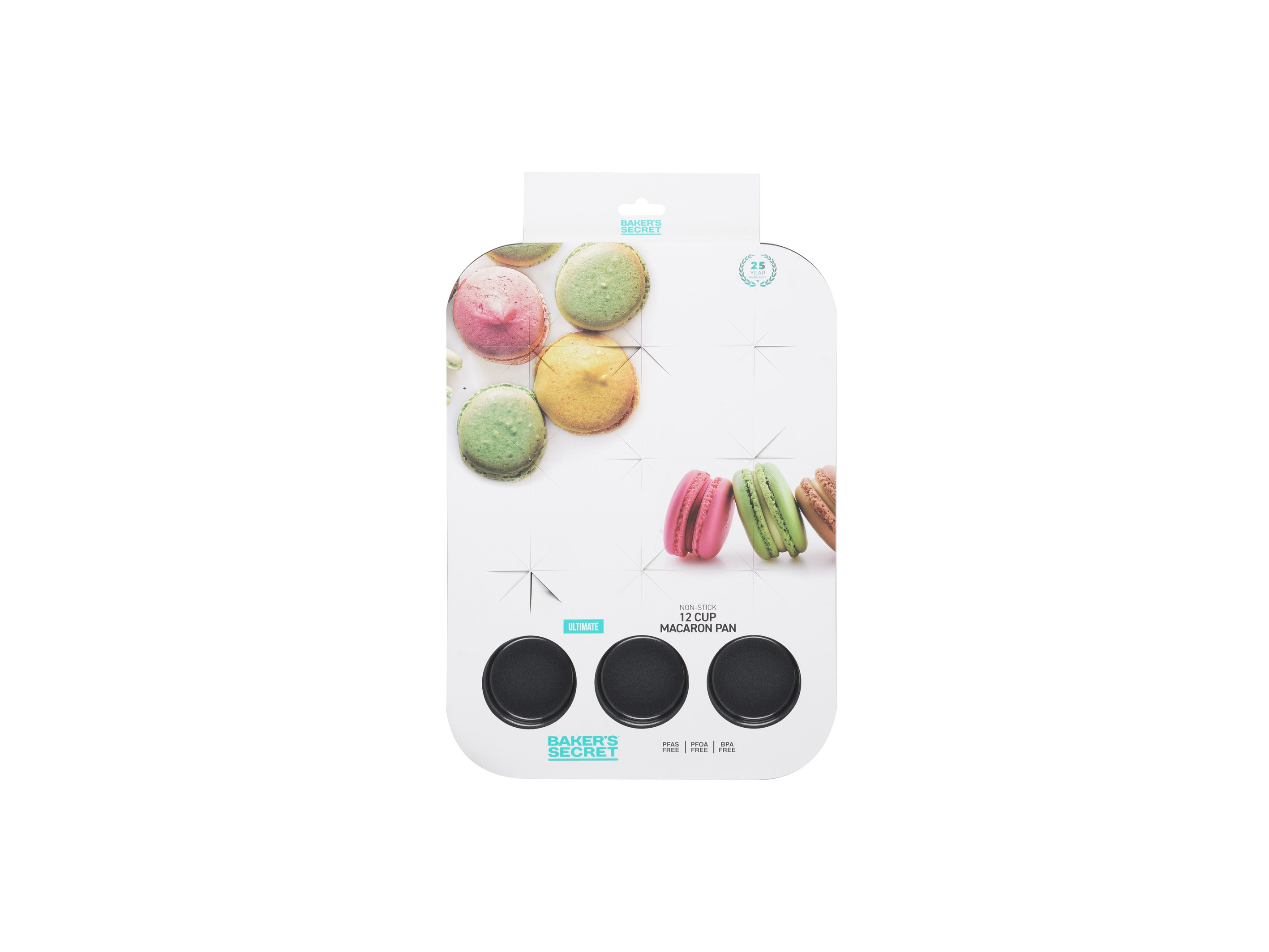 Bakers Secret Ultimate Non-Stick Macaron Pan - 12 Cup