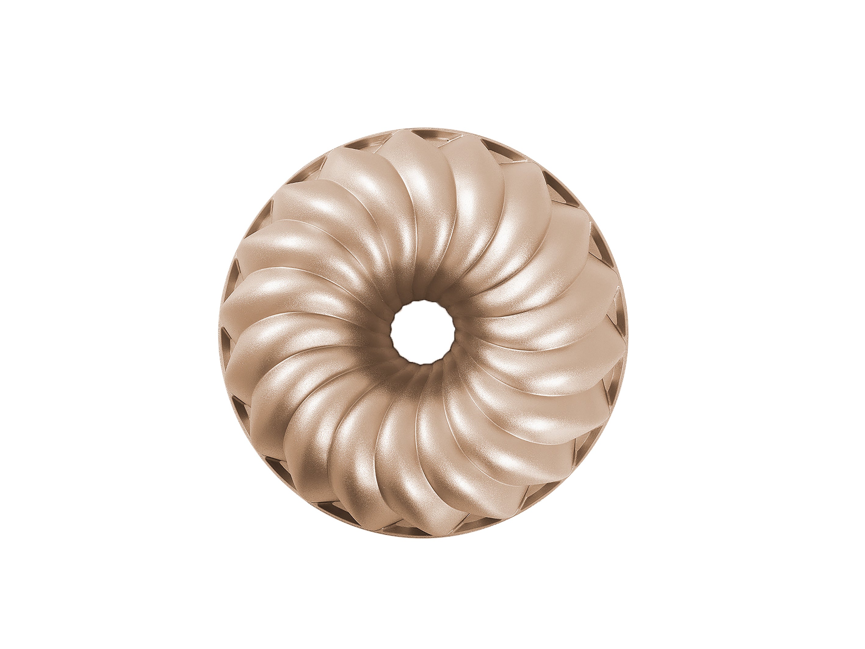 Bakers Secret Fluted Classic Non-Stick Cast Aluminium Fluted Pan - Champagne - Gift Boxed - 23x9.8cm