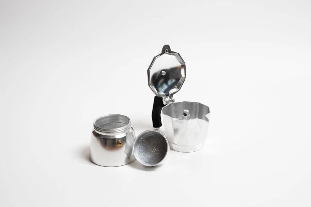 Coffee Culture Stove Top Coffee Maker 3 Cup - Silver