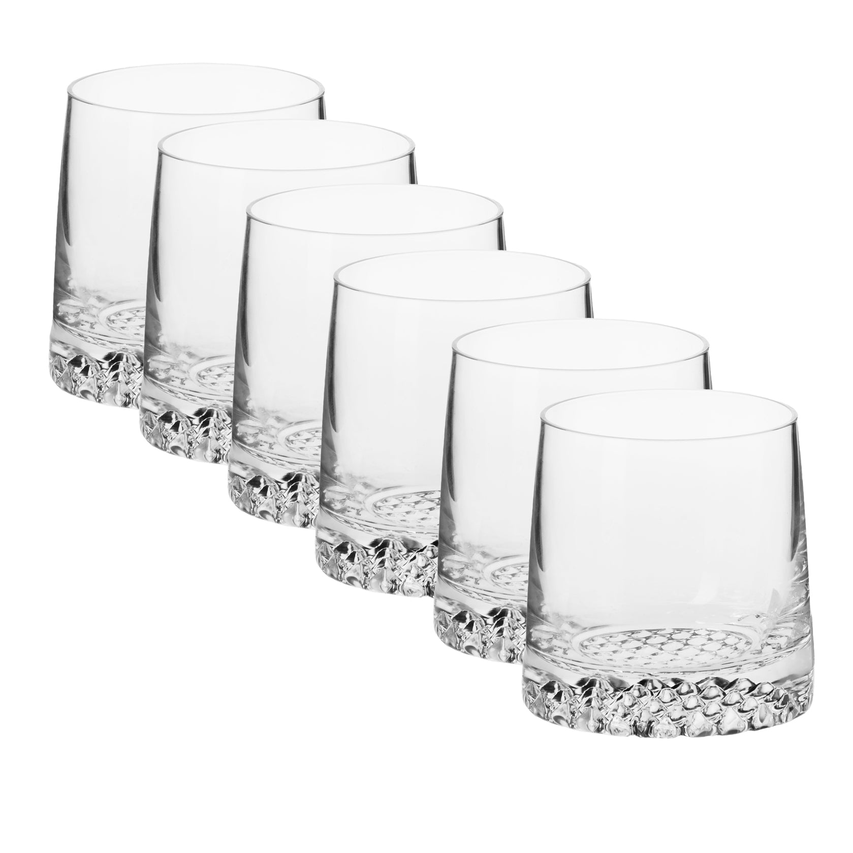 Krosno Fjord Tumblers - Set of 6 Gift Boxed - 370ml (Made in Poland)