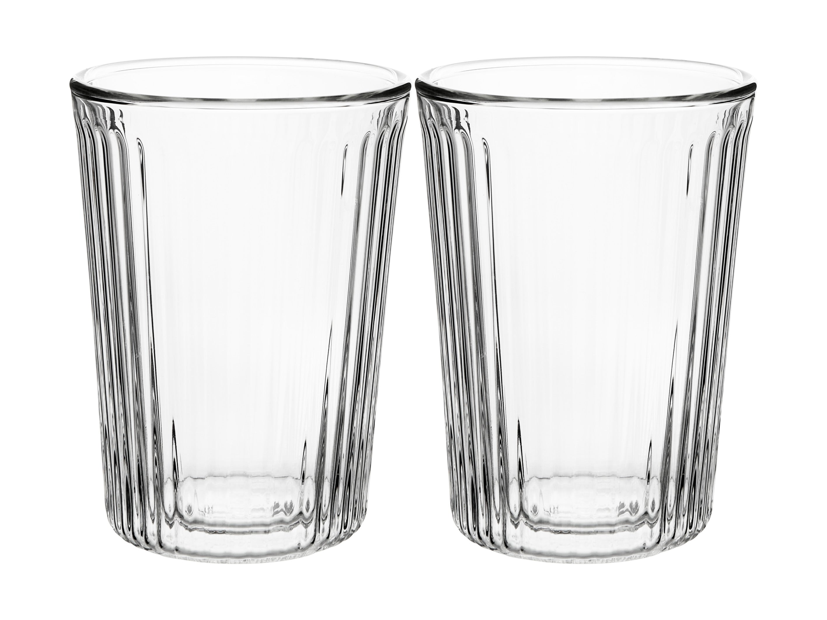 Maxwell & Williams Blend Stripey Double Wall Cup 250ml - Set of 2