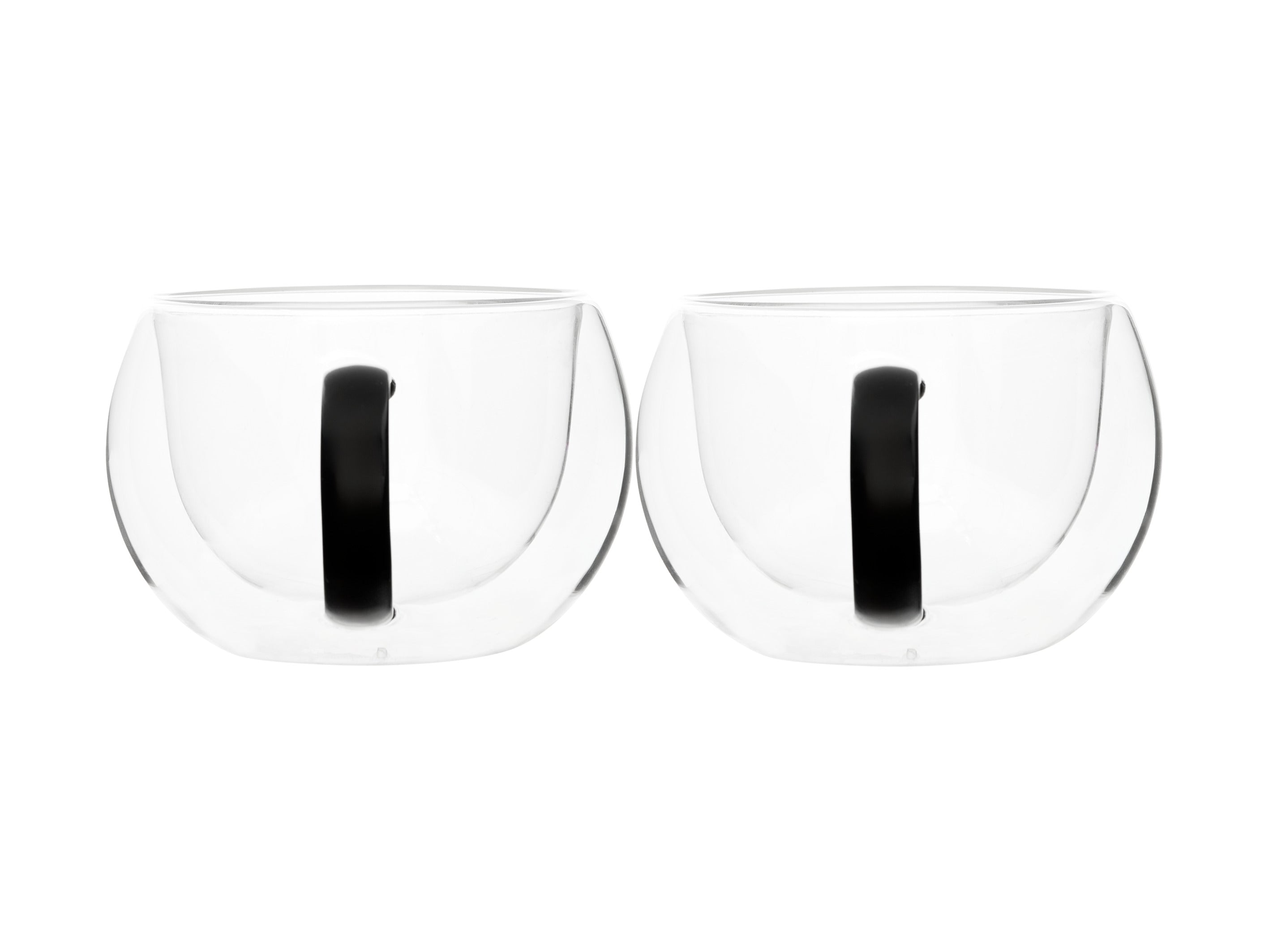 Maxwell & Williams Blend Double Wall Glass Mugs 350ml Set of 2