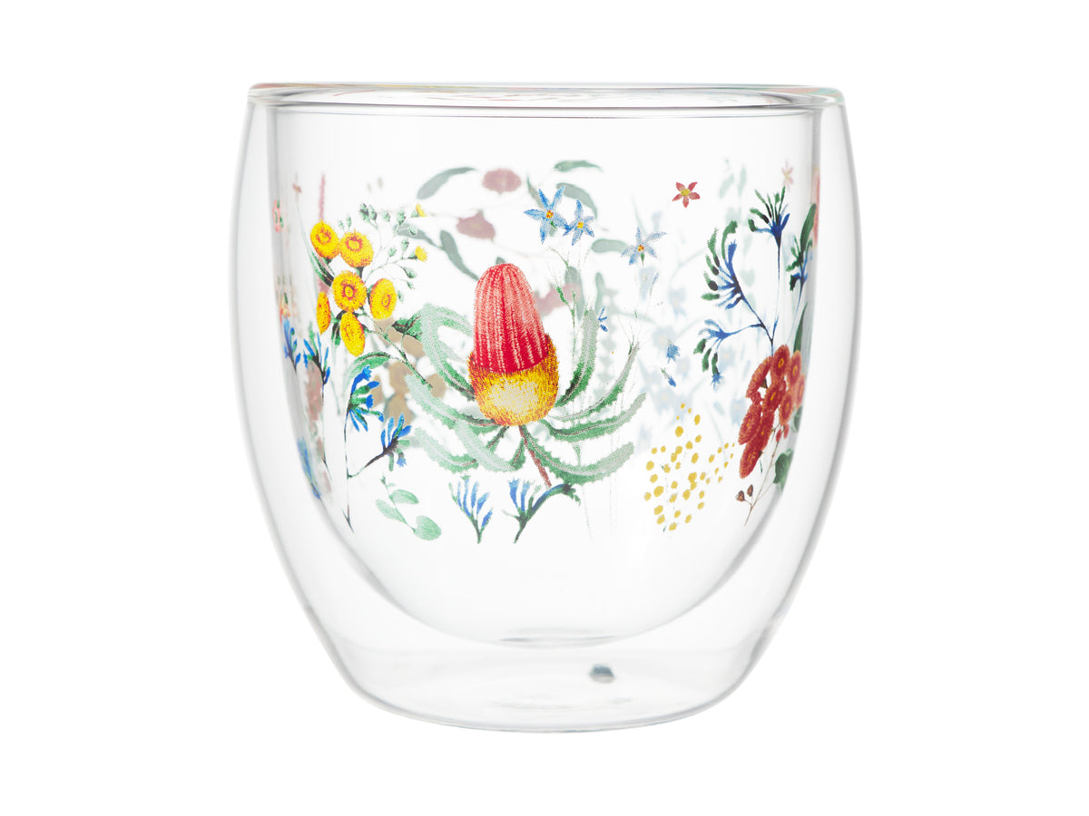 Maxwell & Williams Blend Honey Wattle Double Wall Cup 250ML Set of 2 Gift Boxed