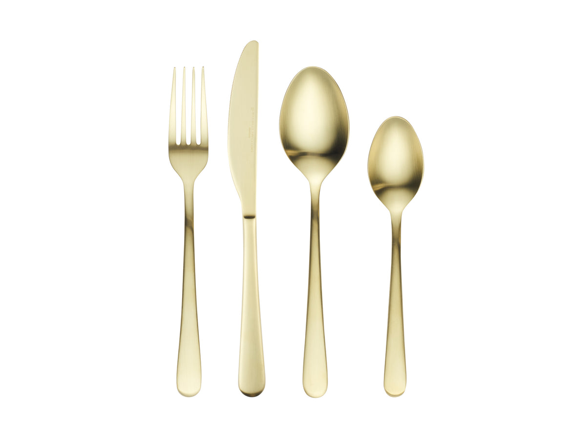 Maxwell & Williams Lume 16pcs Cutlery Set Champagne Gift Boxed