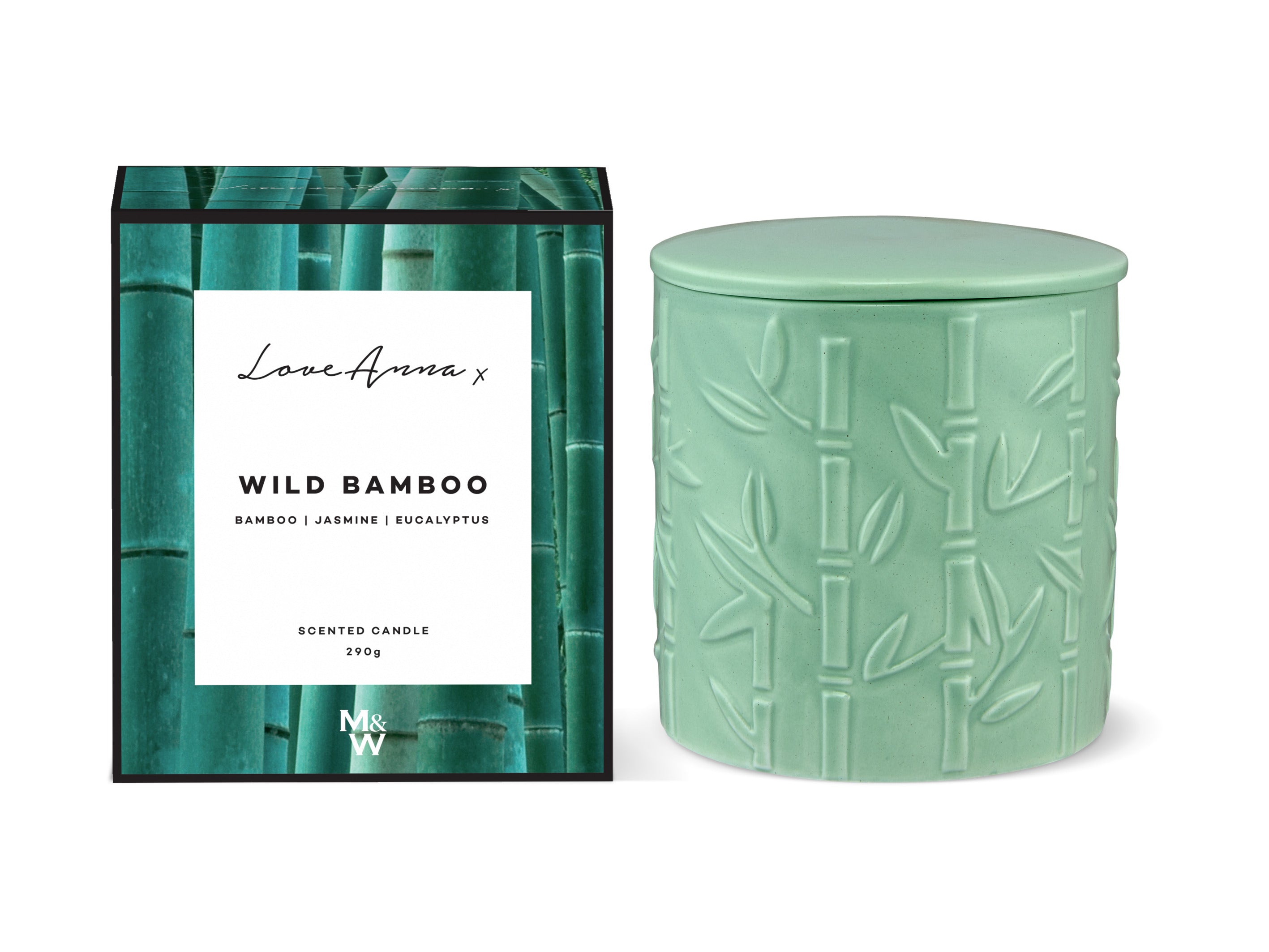 Love Anna x Botanika Fragrance Candle 290g - Wild Bamboo