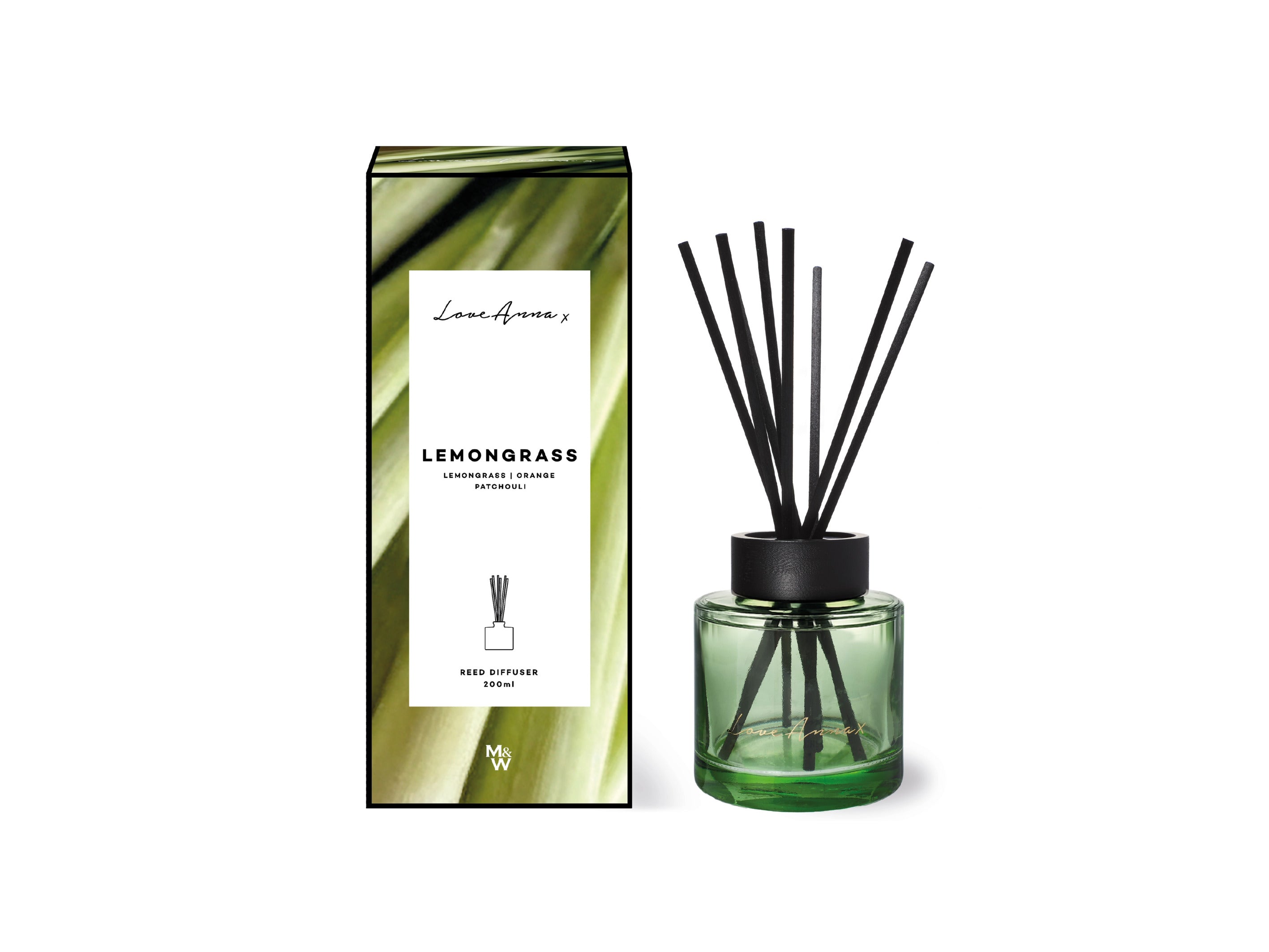 Love Anna x Kitchen Delights Diffuser 200ml Lemongrass - Gift Boxed