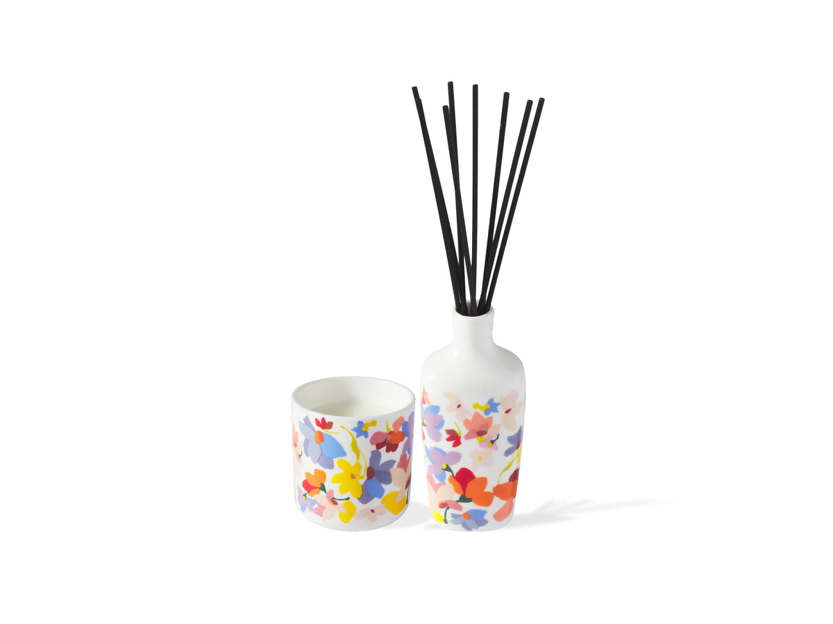 Love Anna x Prudence De Marchi Dancing Flowers 180g Candle & 150ml Diffuser Set Gift Boxed